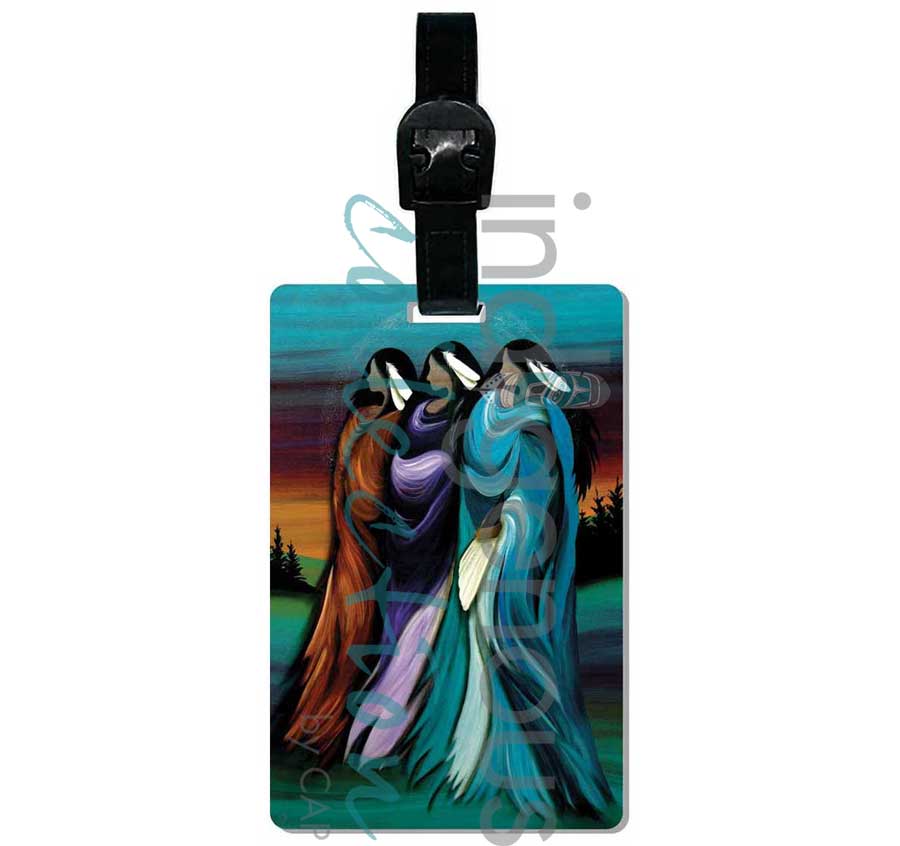 Indigenous Luggage Tag Three Sisters