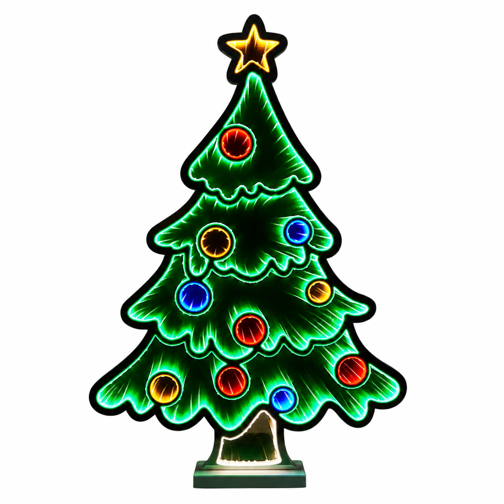 CT Infinity Light Christmas Tree with Star 26"