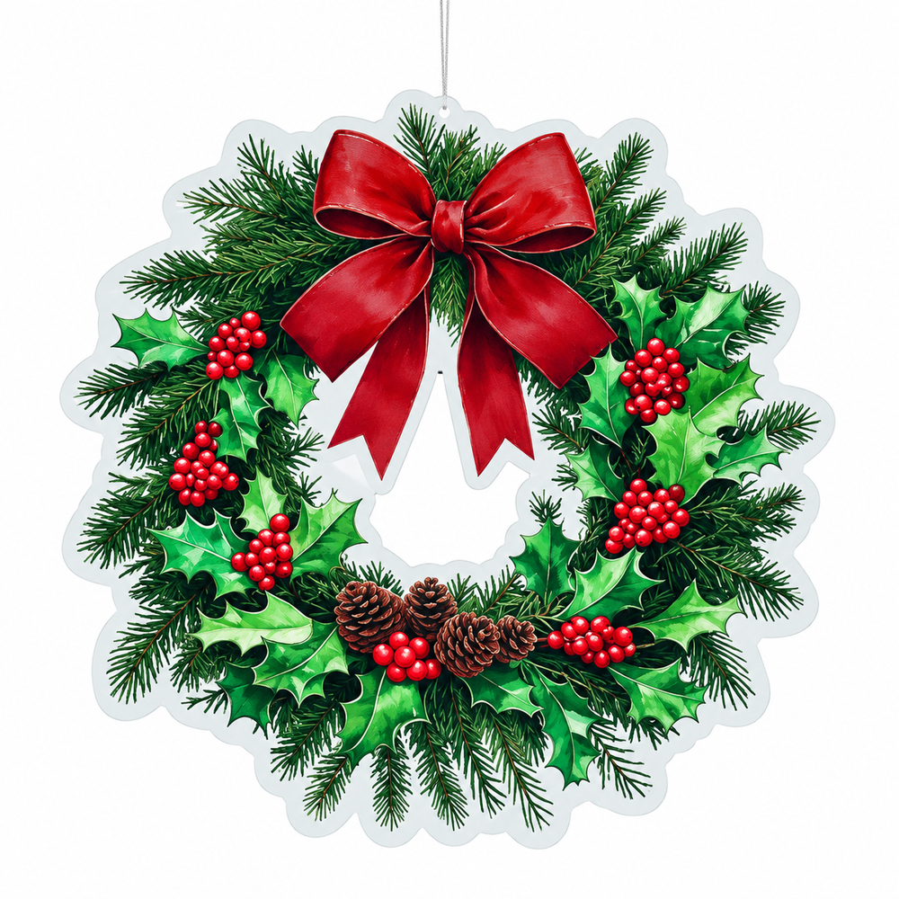 CT Infinity Light Wreath with Bow 24"