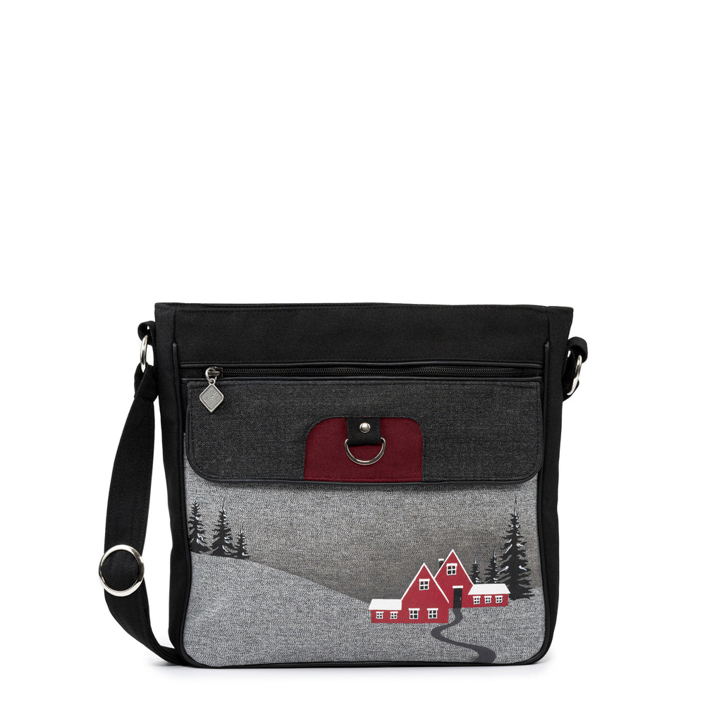 Jak's Diana Medium Crossbody - Burgundy