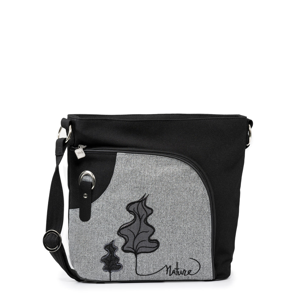 Jak's Canelle Medium Crossbody - Black