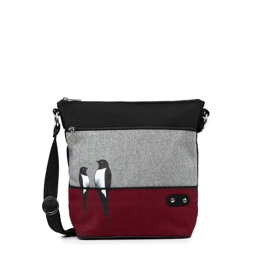 Jak's Chipie Crossbody - Burgundy