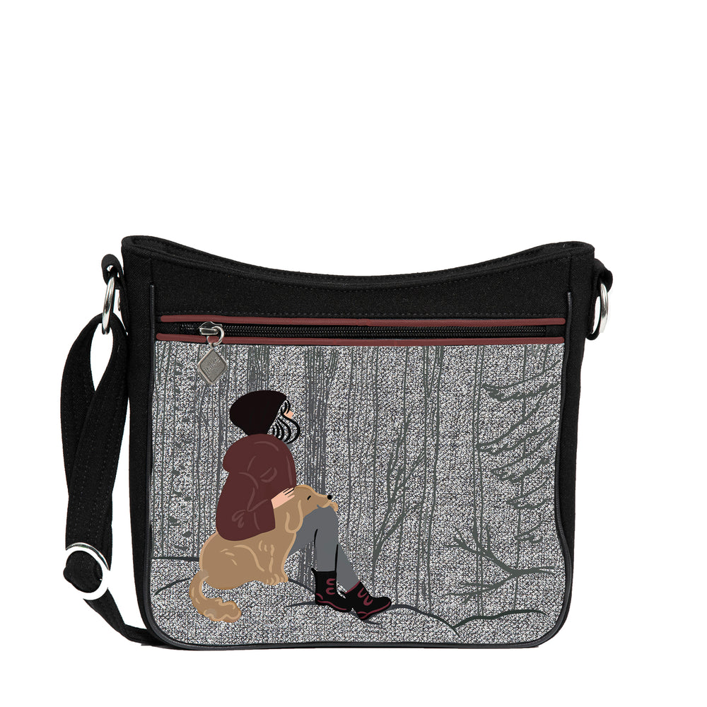 Jak's Bouleau Crossbody - Burgundy