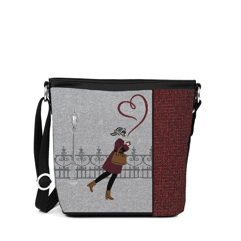 Jak's Caseille Crossbody - Burgundy