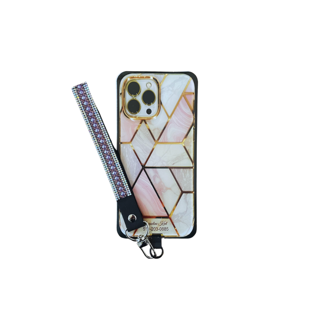 Lilac Mariners Cross Phone Wristlet by Jacqueline Kent