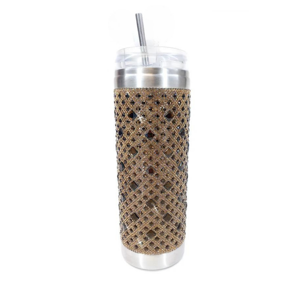 Tumbler Chocolate Brown Diamond 20oz