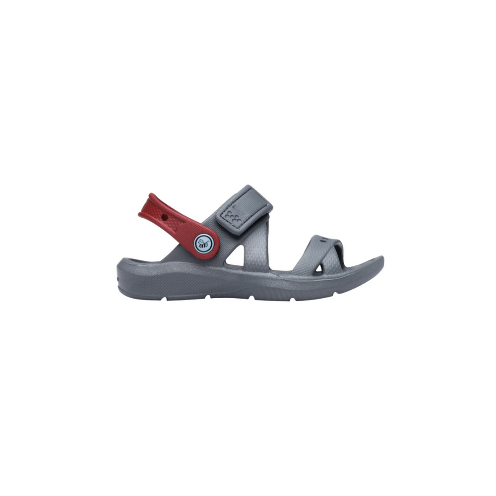 JOYBEES Kids' Adventure Sandal - Charcoal/Red