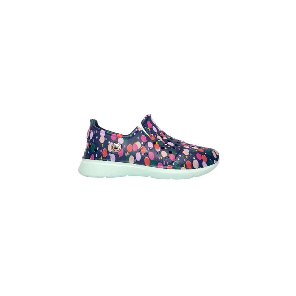 JOYBEES Kids' Splash Sneaker - Polka Dots/Mint