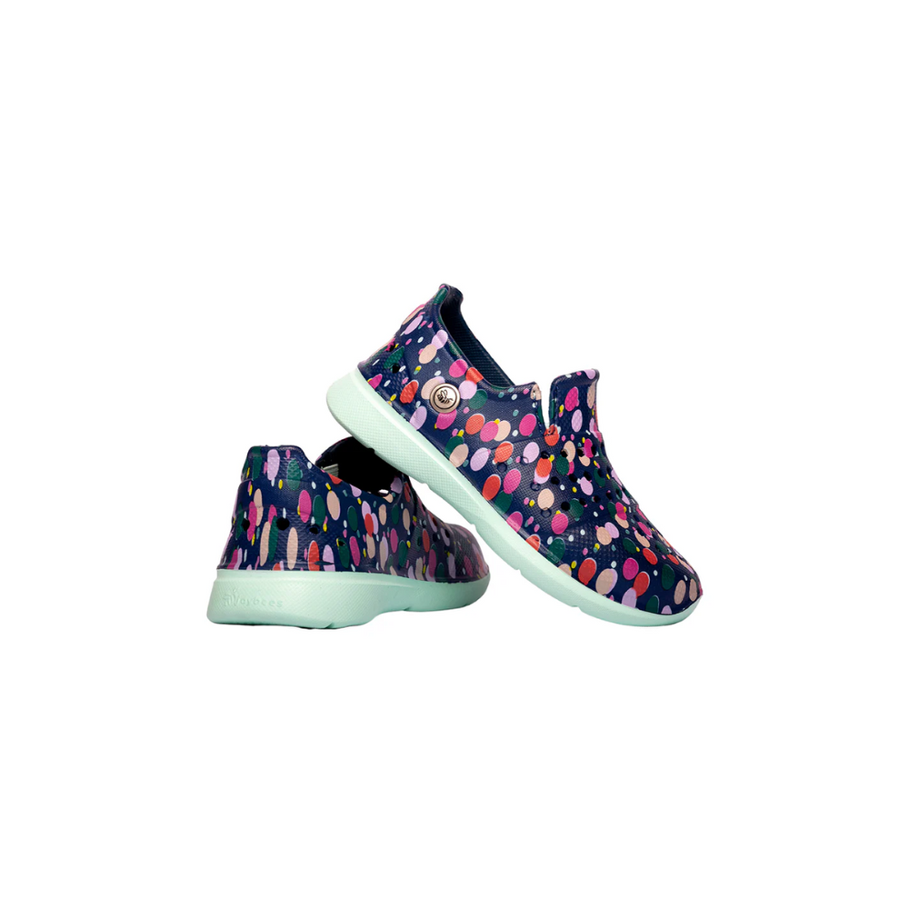 JOYBEES Kids' Splash Sneaker - Polka Dots/Mint