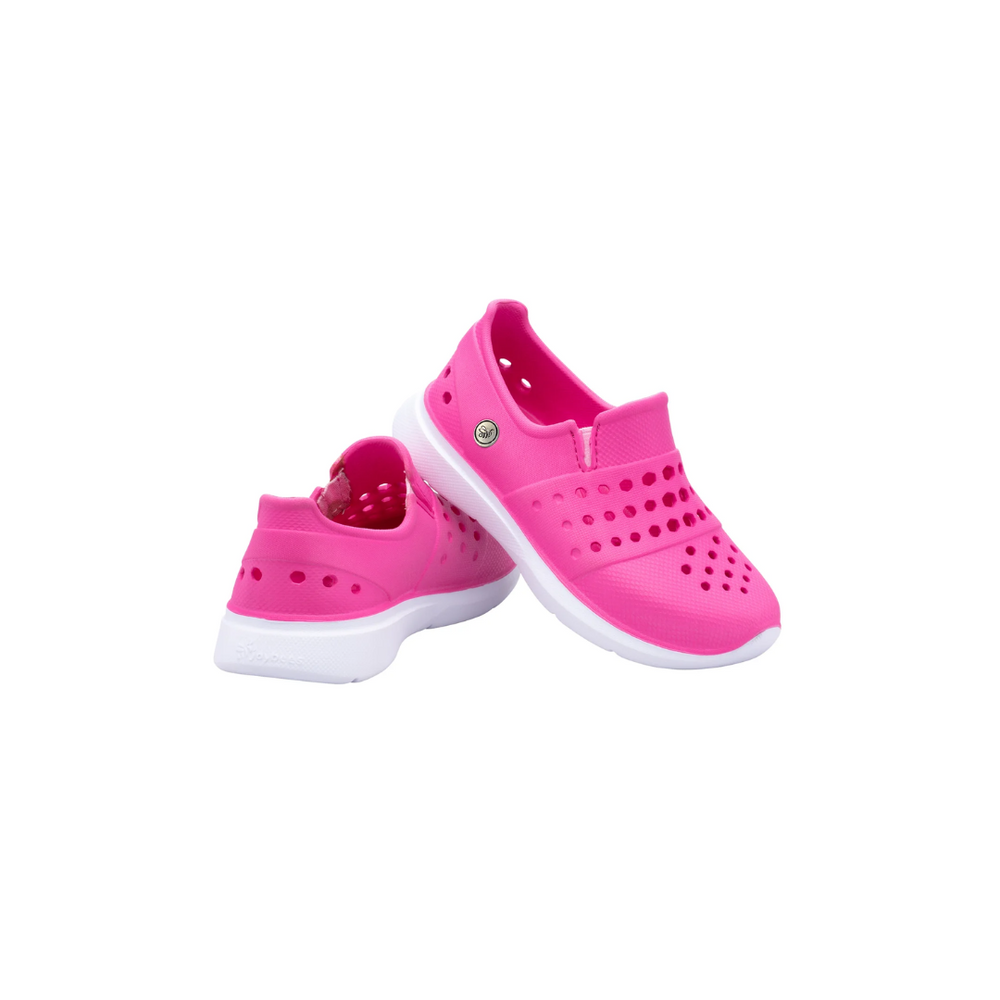 JOYBEES Kids' Splash Sneaker - Sporty Pink/White