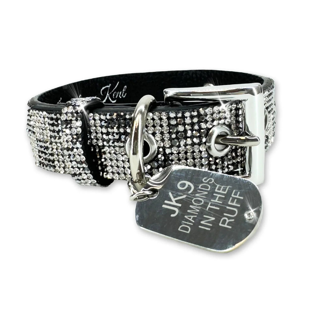 Jacqueline Kent Checkmate Light Small Dog Collar