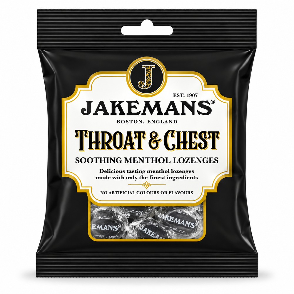 Jakemans Throat & Chest Menthol Lozenges 73g