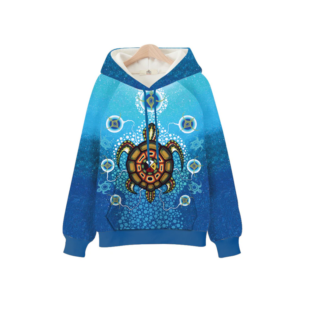 Indigenous - Hoodie Medicine Turtle