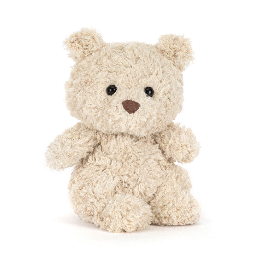 Bartholomew Bear Junior is a charming plush toy from Jellycat, designed as a younger version of the beloved Bartholomew Bear.