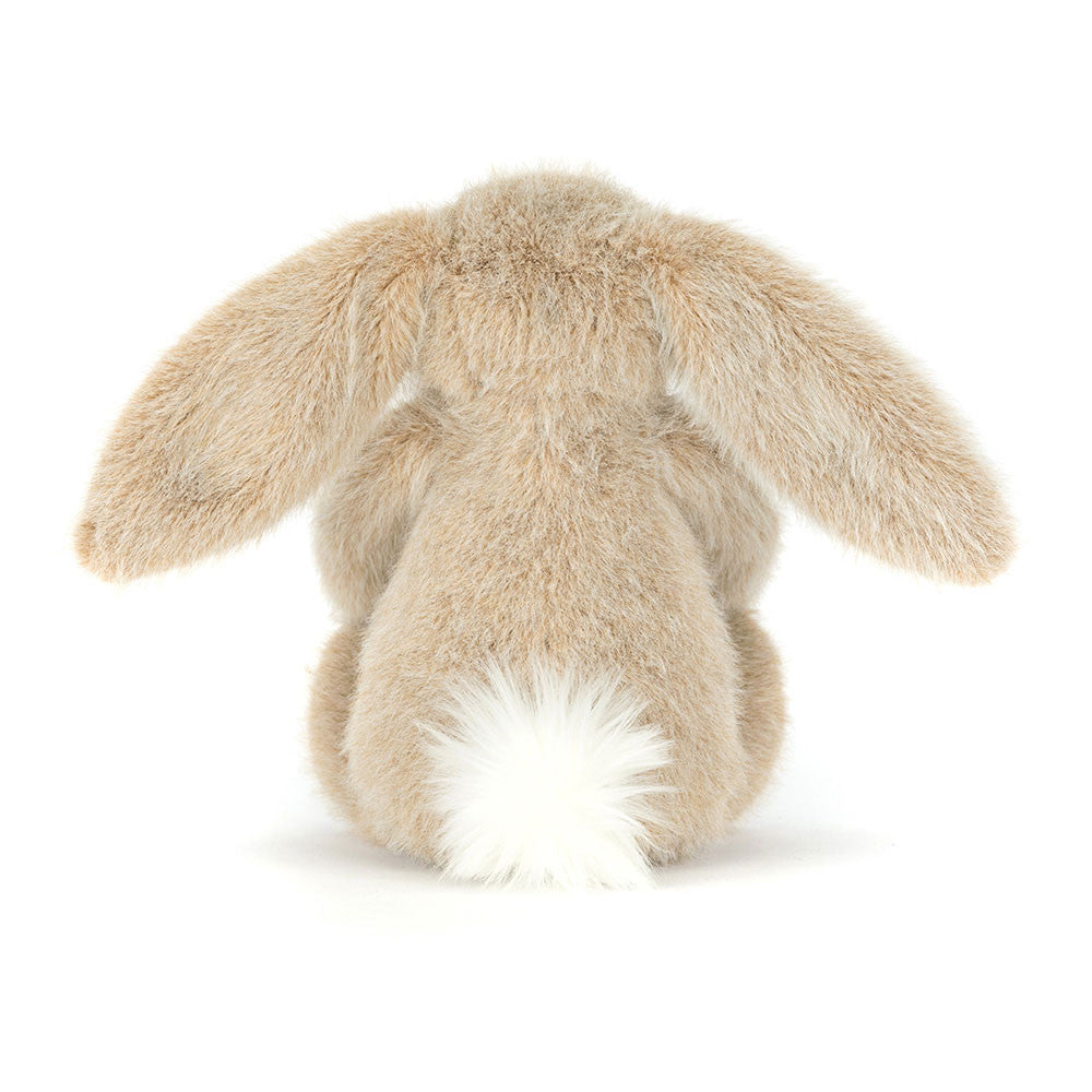 Plush toy rabbit on a white background