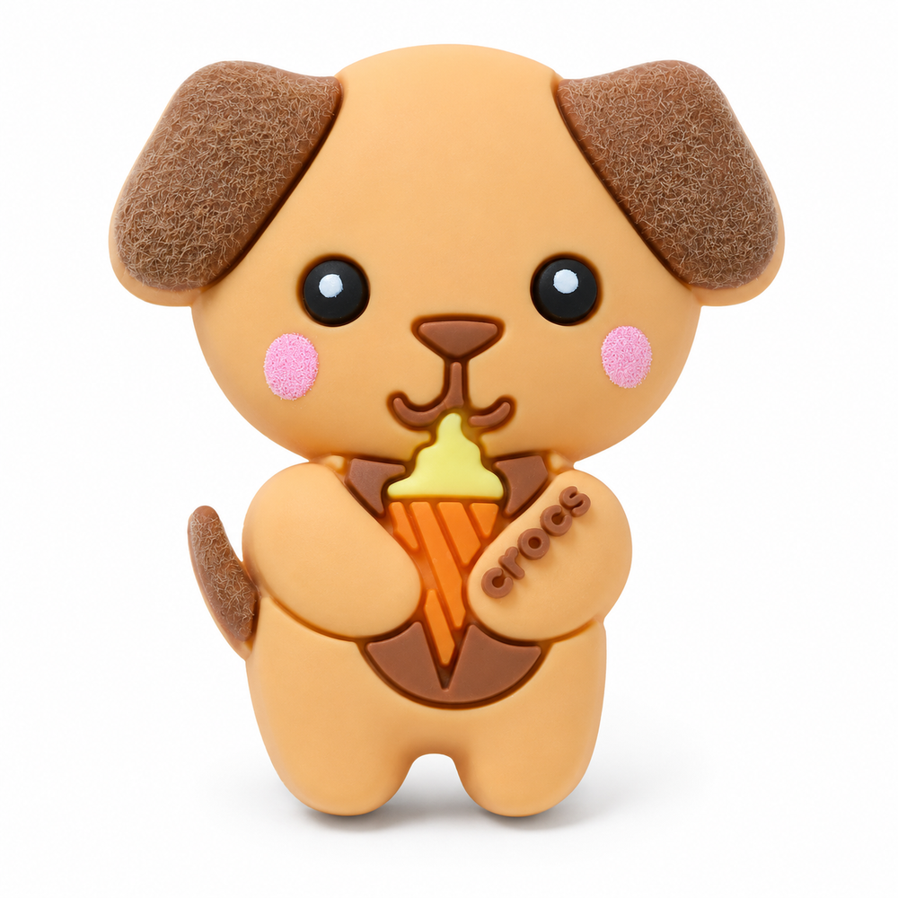 Jibbitz Cutie Ice Cream Puppy