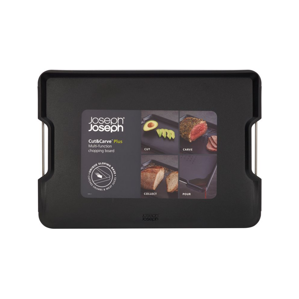 Joseph Joseph - Cut & Carve Plus Chopping Board Black