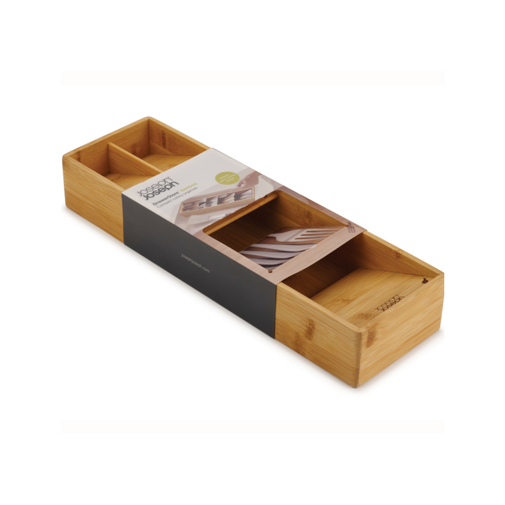 Joseph Joseph - DrawerStore Bamboo Compact Cutlery Organizer