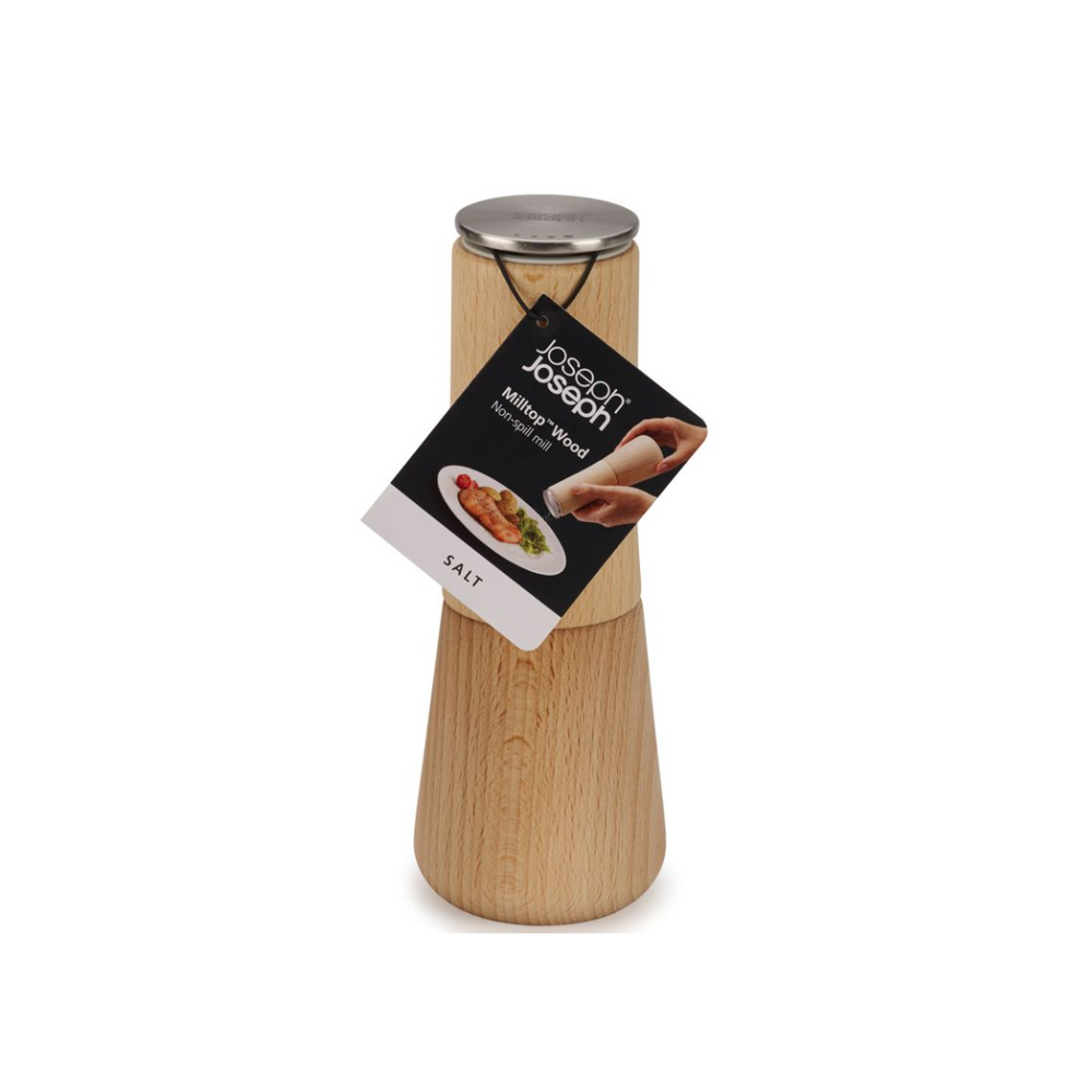 Joseph Joseph - Mill top Wood No-Spill Salt