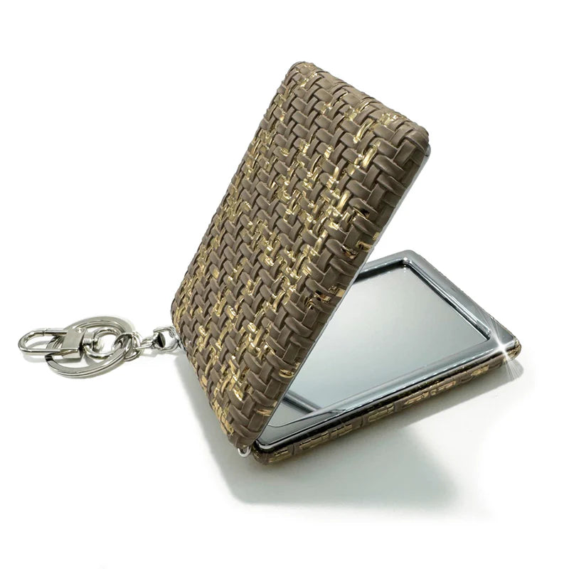 Keychain Lux Compact Mirror Gold by Jacqueline Kent