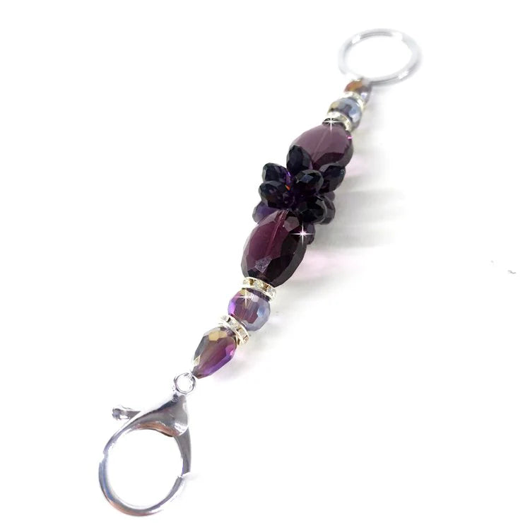 Keychain Royal Ice Amethyst Purple by Jacqueline Kent