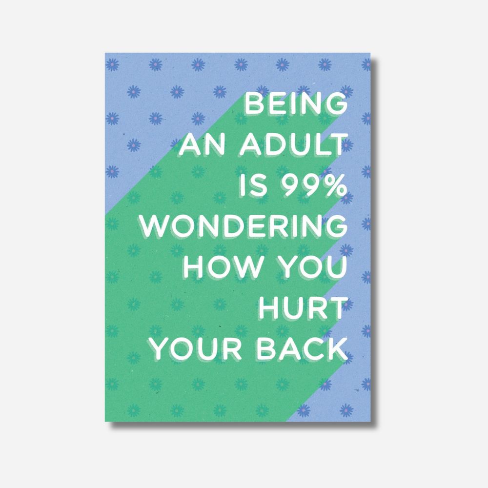 Let's be Frank Card - Hurt Your Back