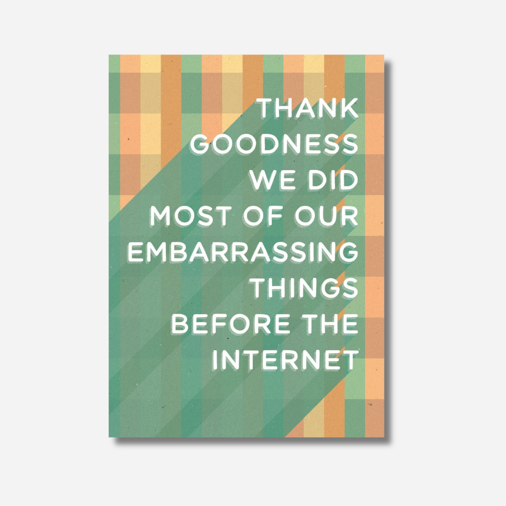 Let's be Frank Card - Before the Internet