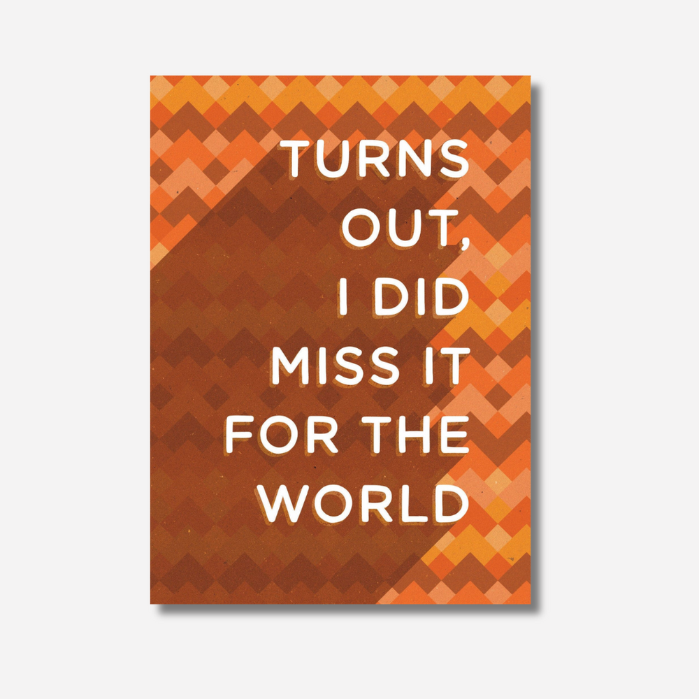 Let's be Frank Card - Miss It