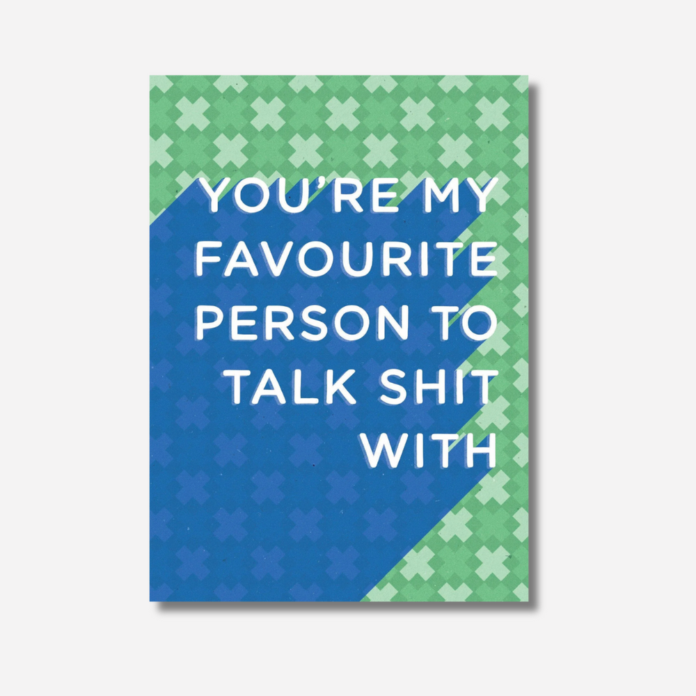 Let's be Frank Card - Talk Shit
