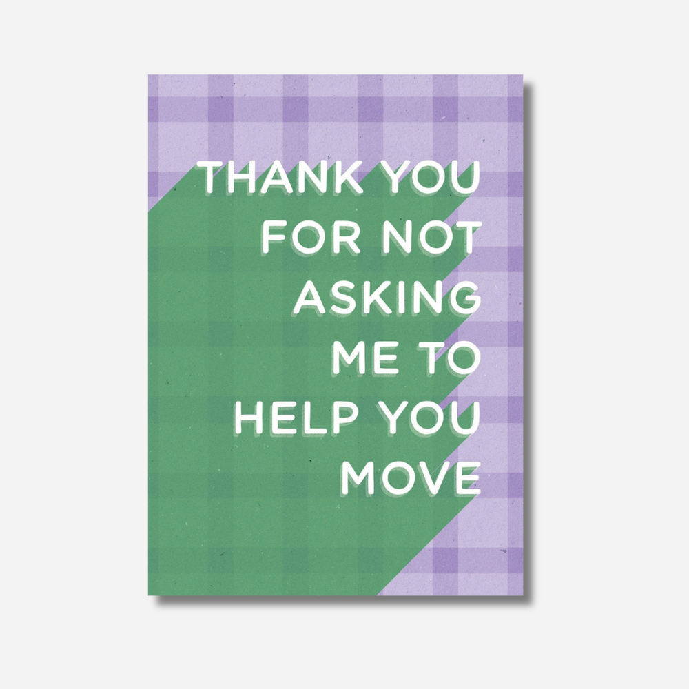 Let's be Frank Card - Help You Move