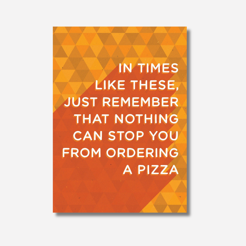 Let's be Frank Card - Ordering a Pizza