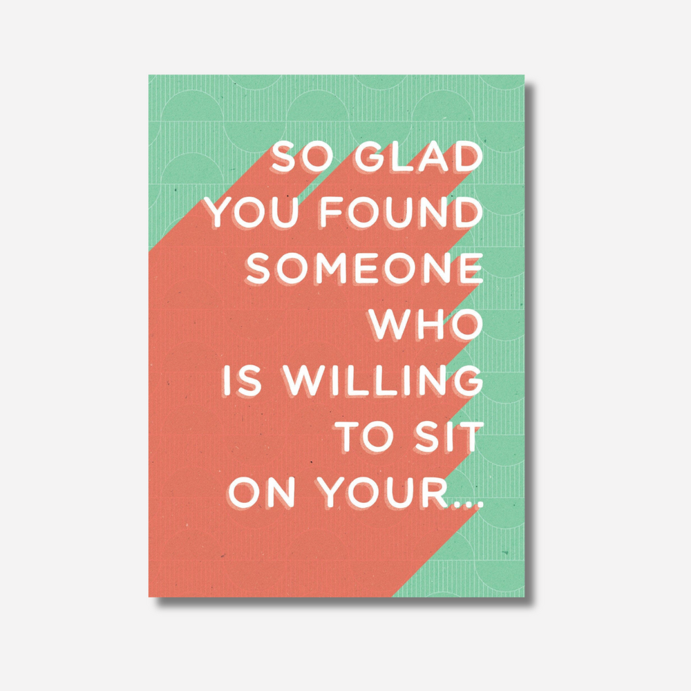 Let's be Frank Card - Sit on Your