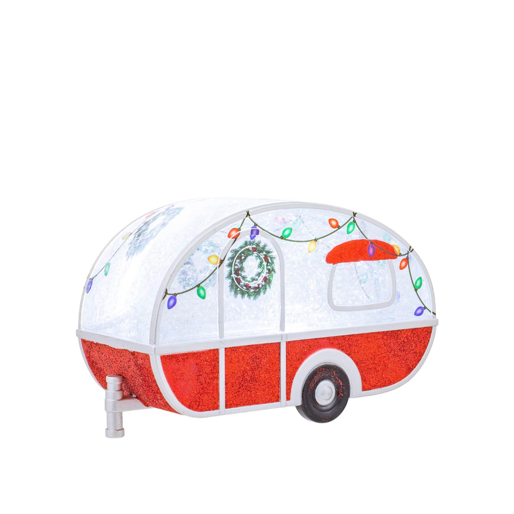 Roman Lighted Swirl Camping Trailer w USB Cable