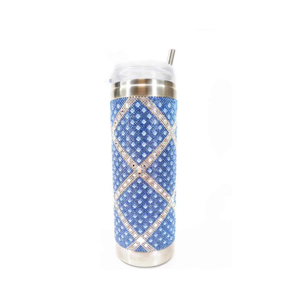 Mariners Cross Light Blue Tumbler by Jacqueline Kent