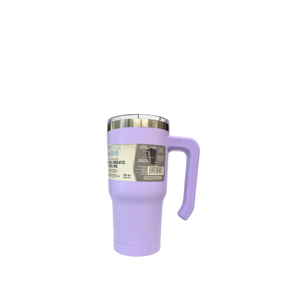 Splash Double Wall 20oz Travel Mug Quencher Lilac