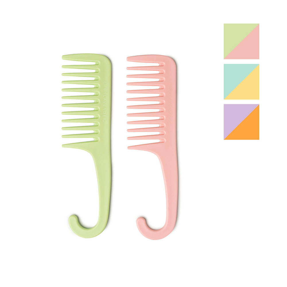 Lemon Lavender Knot Today Detangling 2PK Shower Comb