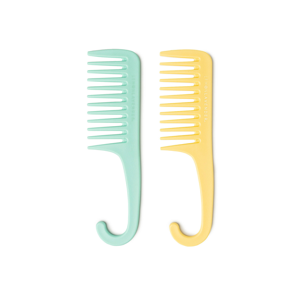 Lemon Lavender Knot Today Detangling 2PK Shower Comb