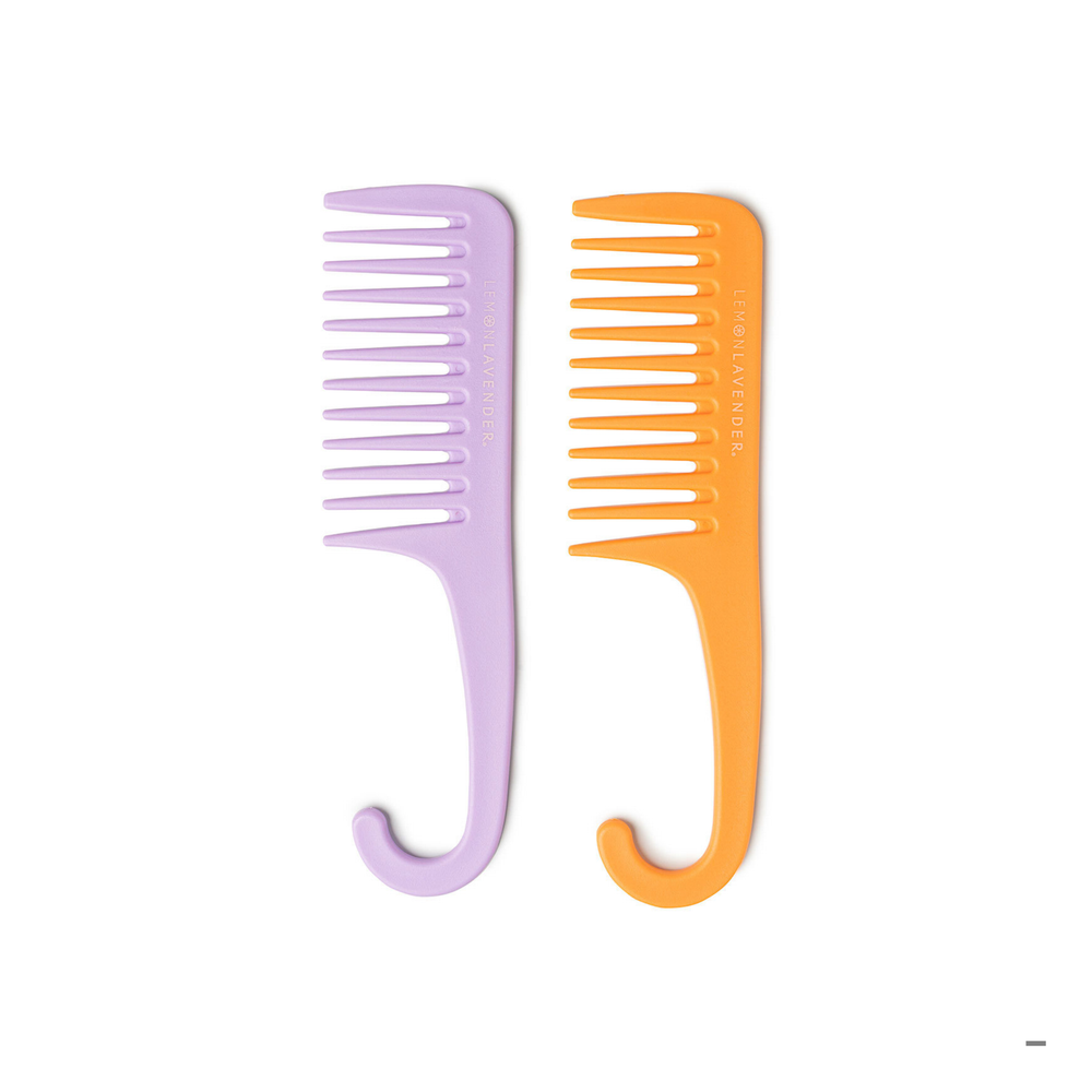 Lemon Lavender Knot Today Detangling 2PK Shower Comb