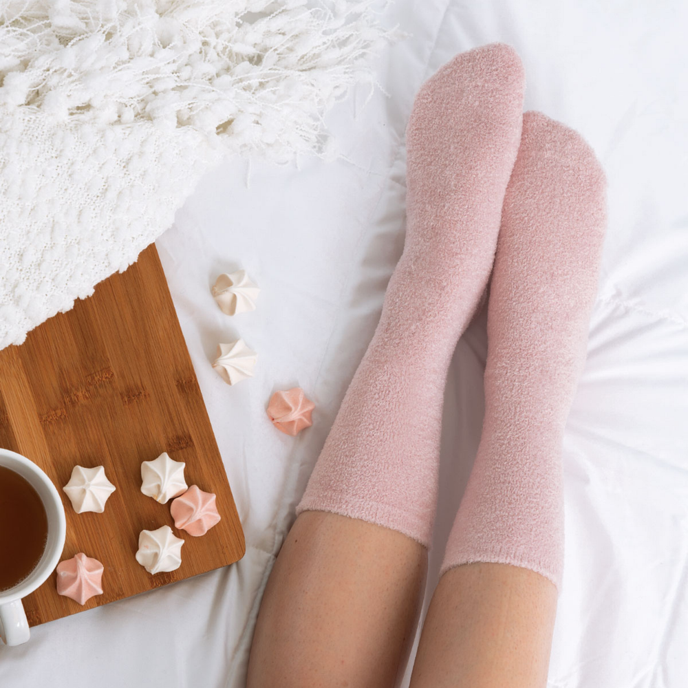 Lemon Lavender You Had Me At Aloe Spa Socks