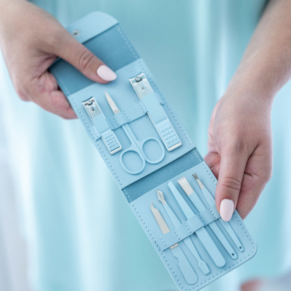 nail care set in a case 
