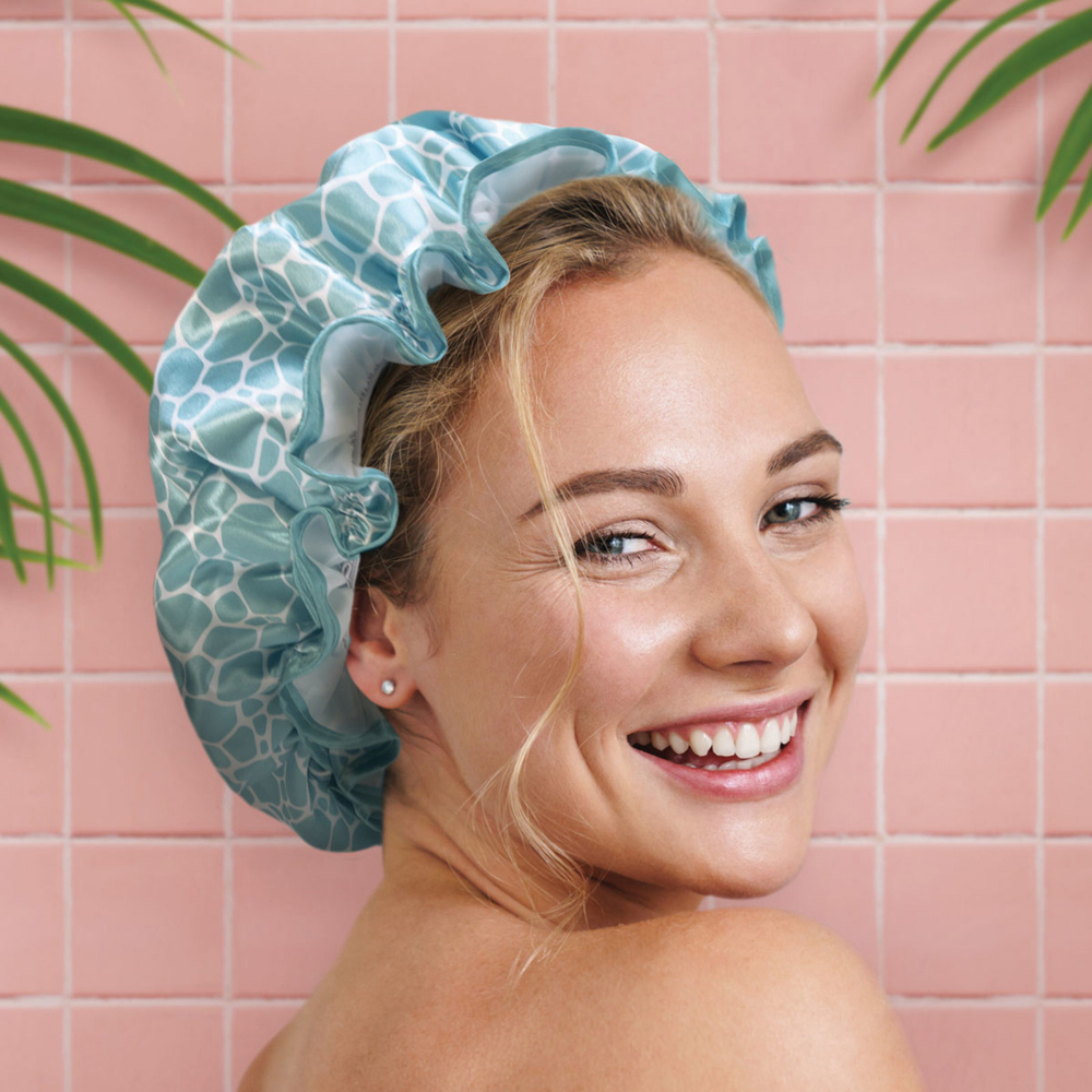 Lemon Lavender Not Your Grandma Shower Caps