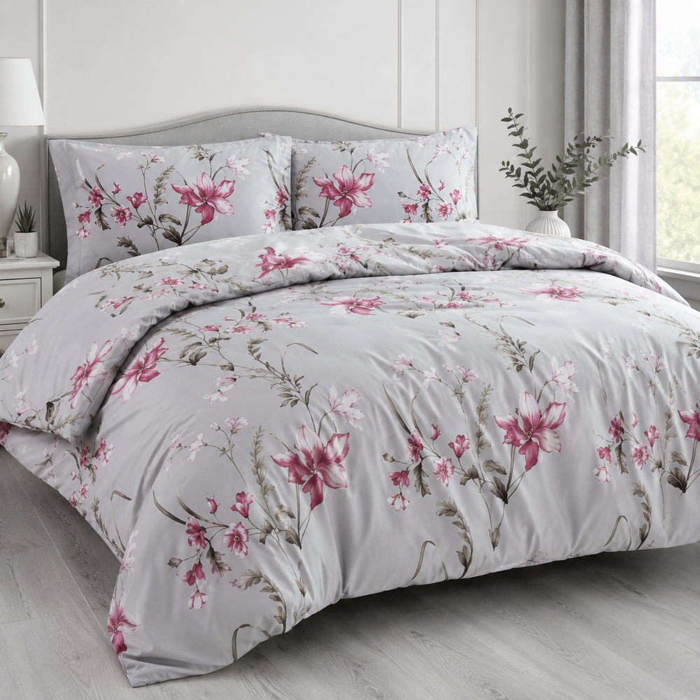 Printed Duvet Cover - Soft Floral