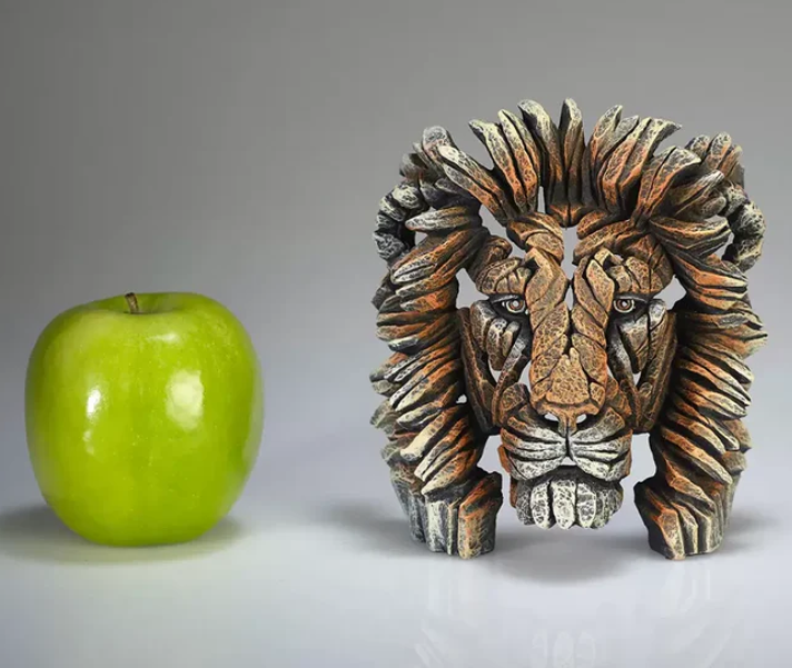 Edge Miniature Lion Bust