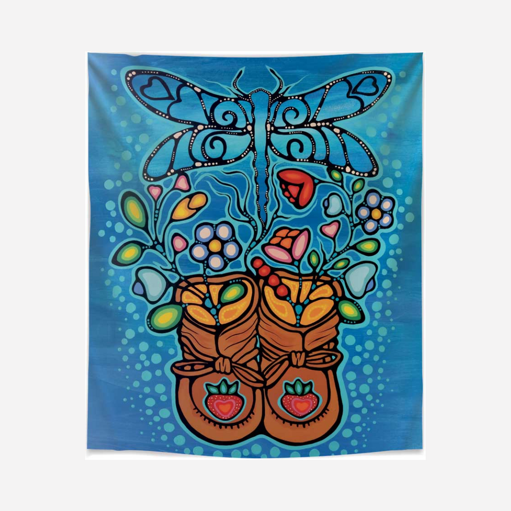 Indigenous Art Blanket - Little Ancestor