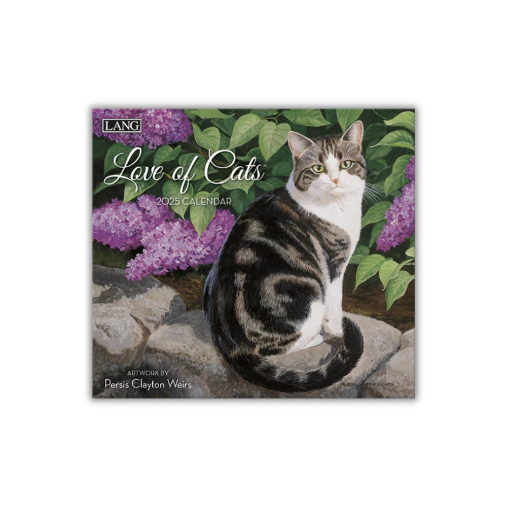 Lang 2025 Calendar - Love of Cats