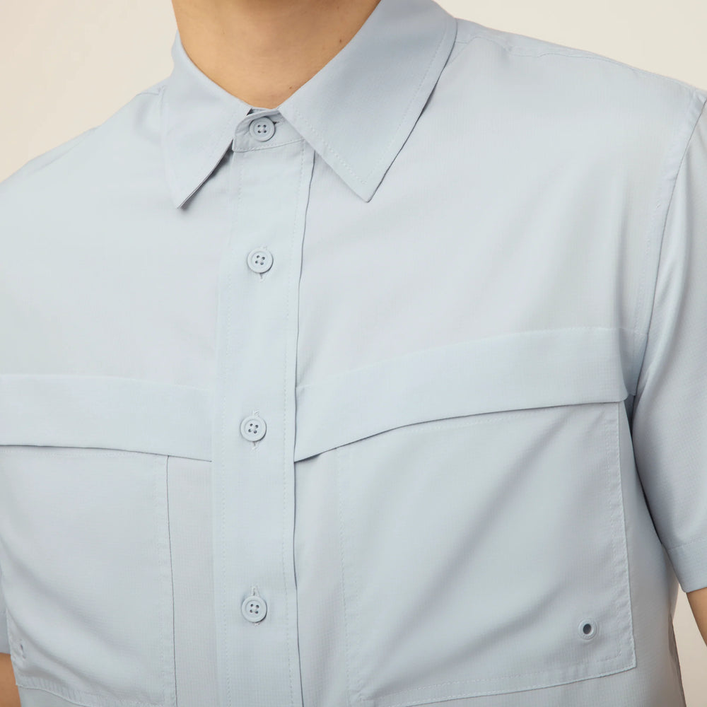 Tilley Short Sleeve Quick-Dry UPF Shirt Ice Blue