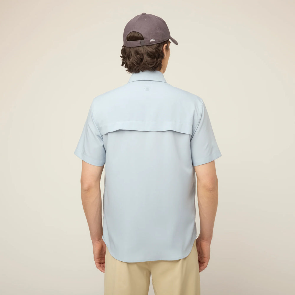 Tilley Short Sleeve Quick-Dry UPF Shirt Ice Blue