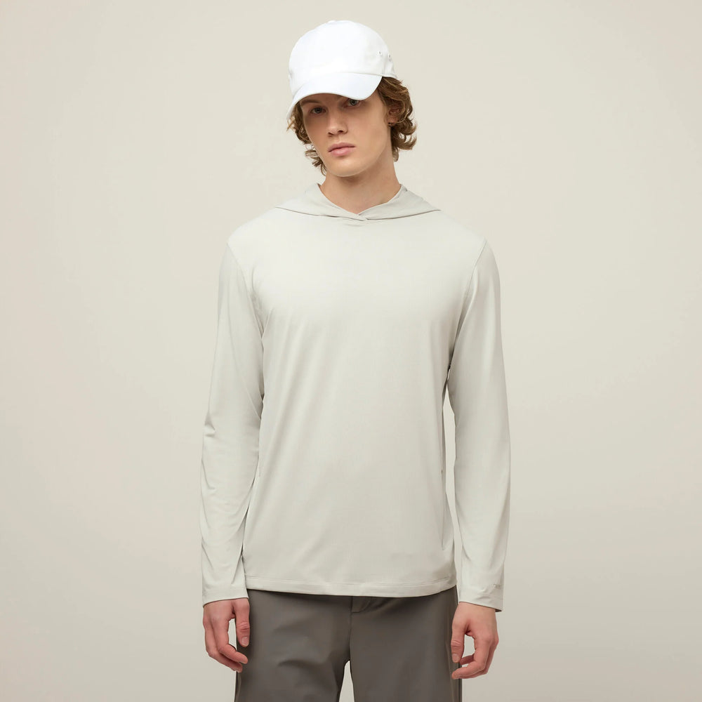 Tilley Lightweight Shade Hoodie Silver Grey