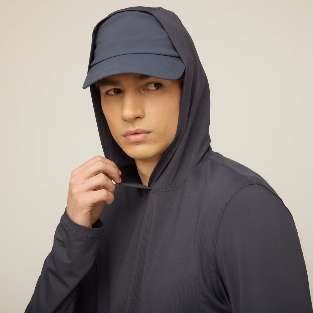 Tilley Lightweight Shade Hoodie Marine Navy
