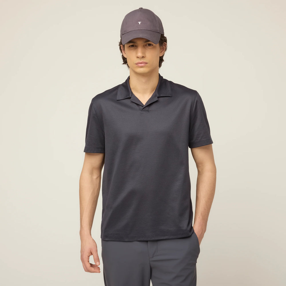 Tilley UPF Airflo Mesh Polo Tee Navy